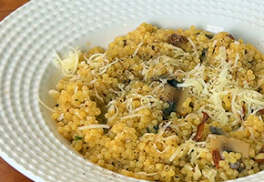 Super-Mushroomy Tiny Pasta Cooked Creamy Like Risotto