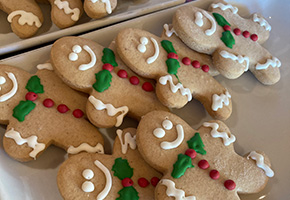 Tray of Gingerbread Cookies